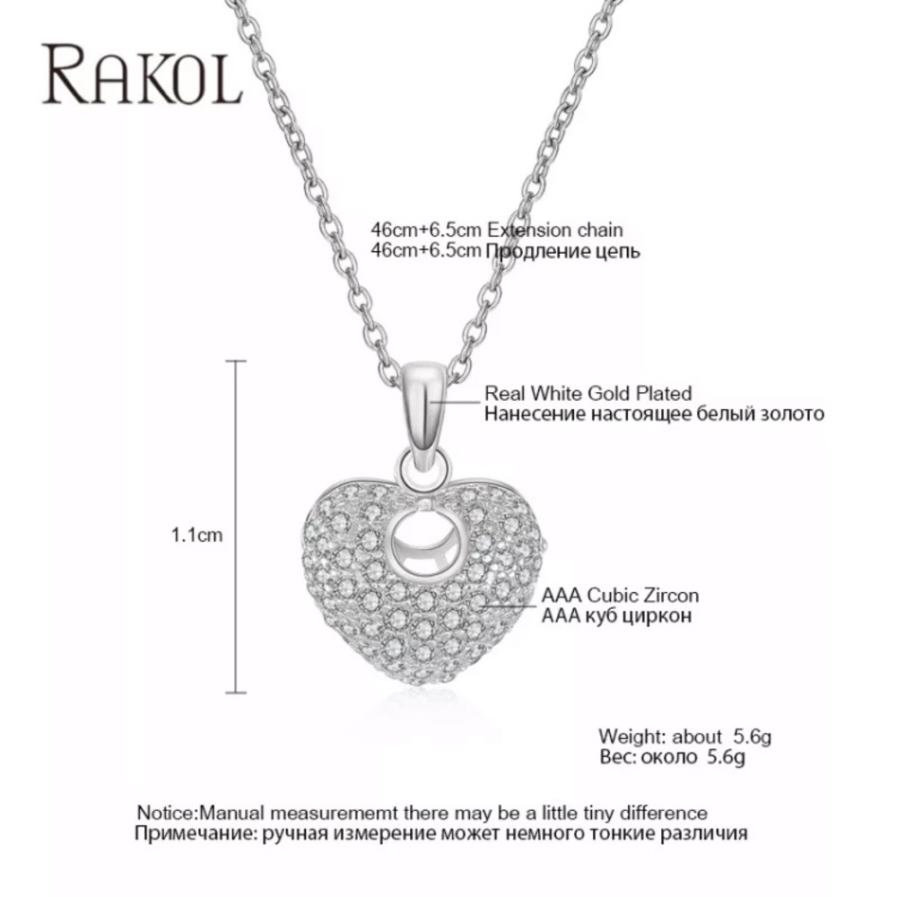 Gold Plated Heart Necklace Statement - Picture 4 of 10